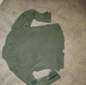 XL Lucky Jeans Saturday Stretch shirt Army green,